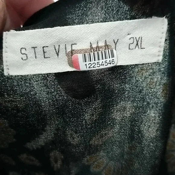 {Stevie May} Kaboki Fan Print Gatsby Dress - Picture 15 of 16